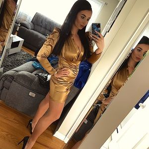 Brand New gold dress